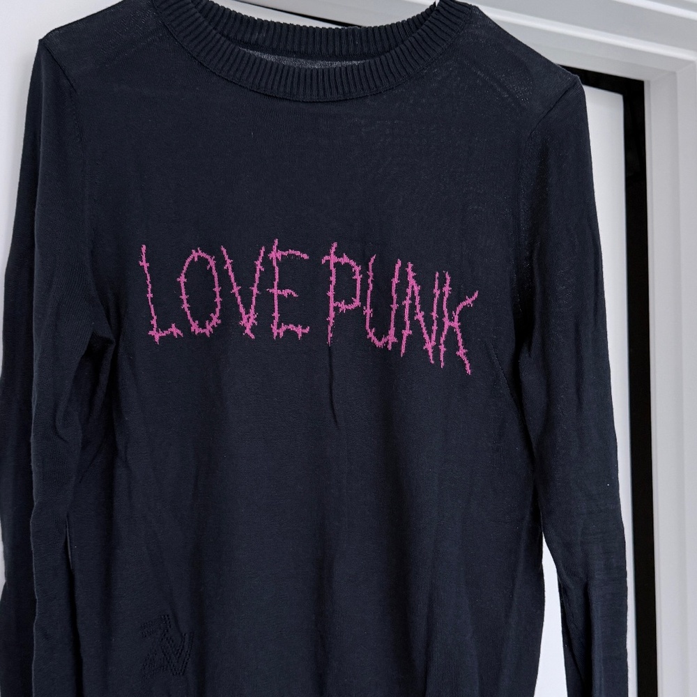 Zadig & Voltaire Love Punk Sweater in Navy